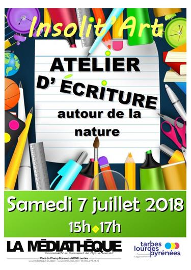 Insolit'Art - Atelier d'écriture