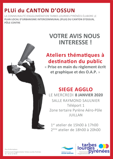 Élaboration du Plan Local d'Urbanisme Intercommunal (PLUI) du Canton d'Ossun