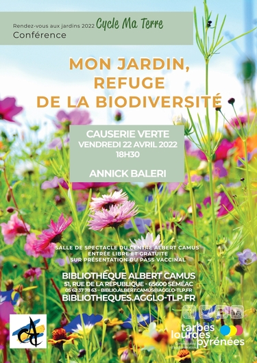 Conférence - Mon jardin, refuge de la biodiversité