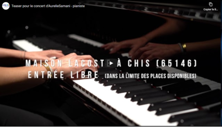 Teaser Aurélie SAMANI - Conservatoire Henri Duparc TLP